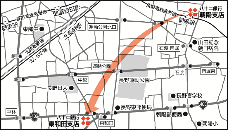 八十二銀行 東和田支店