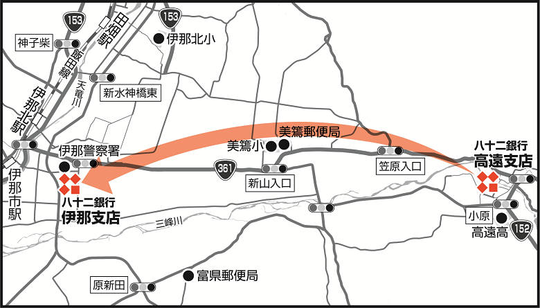 八十二銀行 伊那支店