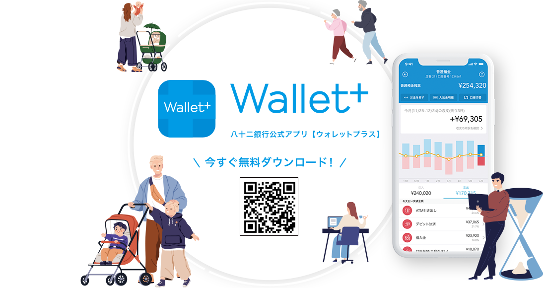 Wallet+八十二銀行公式アプリ【ウォレットプラス】