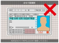 撮影時の環境が暗すぎる場合や、背景に模様が入っている場合は、免許証を正しく読み取りできない場合があります。無地の紙や机の上で撮影してください。