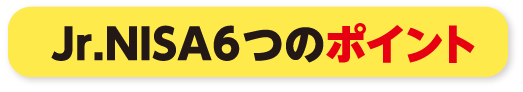 Jr.NISA6つのポイント